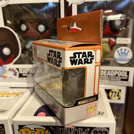 【USA直輸入】ポケットPOP!　キーチェーン　STAR WARS　マンダロリアン　ベイビーヨーダ　お茶　キーホルダー　ＦＵＮＫＯ　ディズニー 　スターウォーズ　グローグー　ジェダイ　フォース