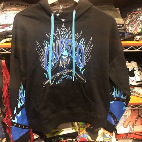 【USA直輸入】DISNEY 　ハデス　パーカー　ヴィランズ　ヘラクレス　ディズニー　ドロップショルダー　フード