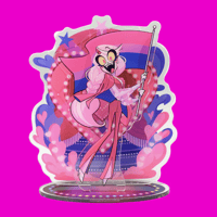 ハズビンホテル　ルシファー　プライド アクリルスタンド Hazbin Hotel Pride 2025 Alastor & Niffty Acrylic Standee | Hazbin Hotel