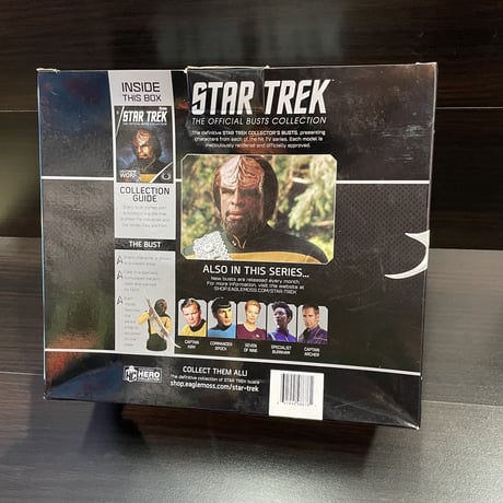 【USA直輸入】スタートレック　ウォーフ Worf　フィギュア　スタトレ 　Star Trek　クリンゴン人　HERO collection
