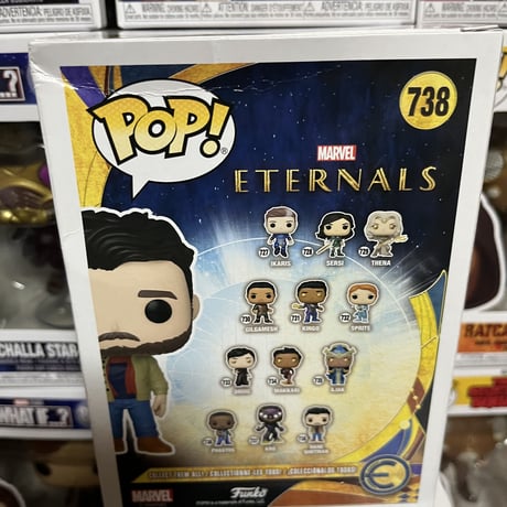 【USA直輸入】POP!　MARVEL　エターナルズ　デイン　738　FUNKO　ファンコ　フィギュア　マーベル　映画　eternals 　ブラックナイト