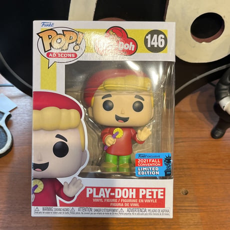 【USA直輸入】POP！アド　アイコン　プレイドー　ピート　146　ポップ　フィギュア　FUNKO　ファンコ  　小麦粘土　ねんど　Play-Doh　Pete　限定