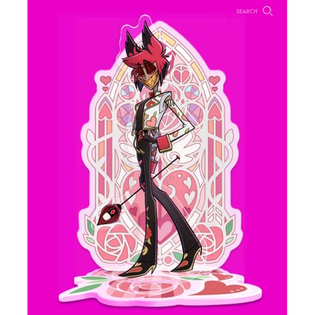 【USA直輸入】　ハズビンホテル　アラスター　アクリルスタンド 　HAZBINHOTEL  アマプラ　ヘルヴァボス　ラジオデーモン 　チャーリー　地獄の王　ルシファー　モーニングスター