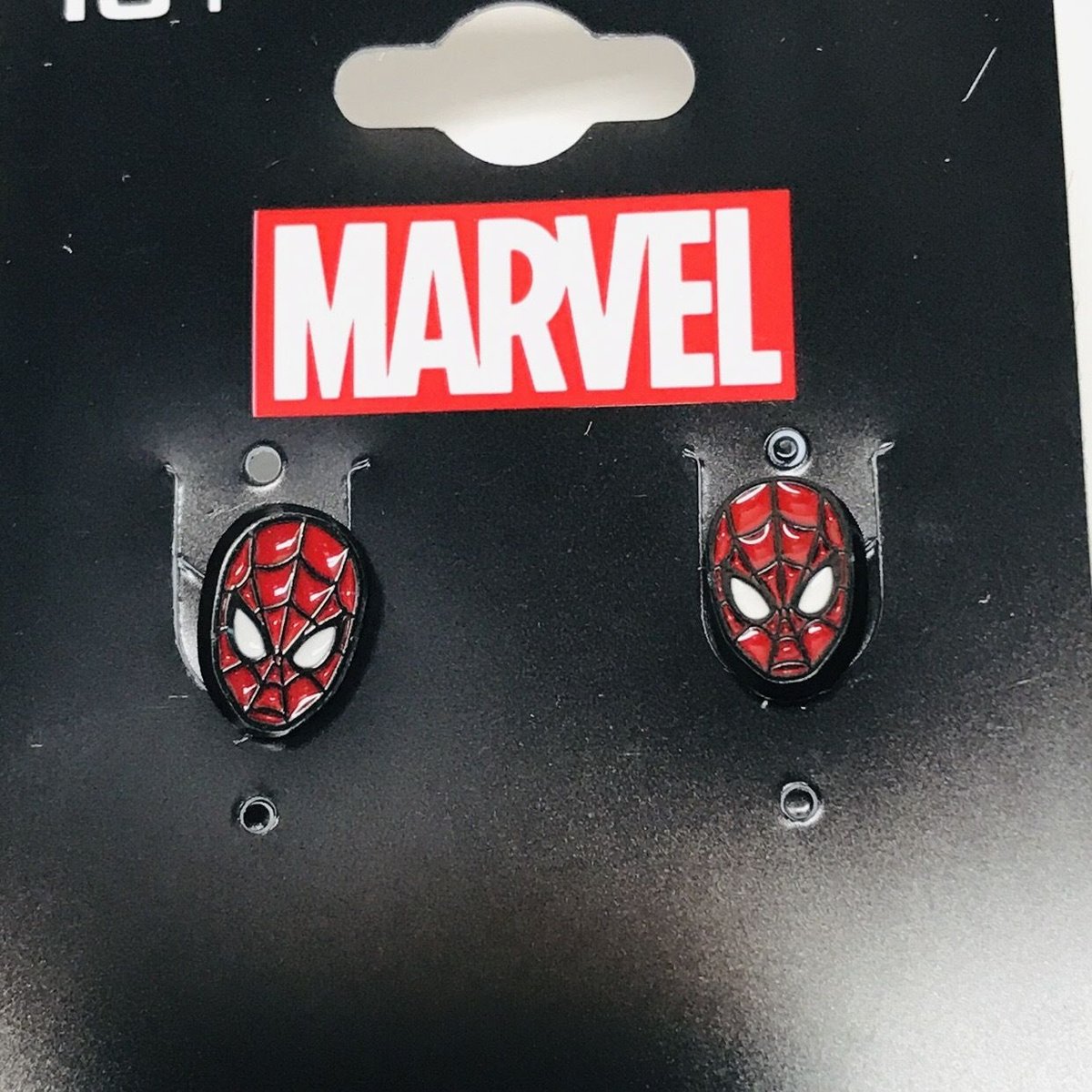 【USA直輸入】MARVEL スパイダーマン フェイス ピアス アクセサリー マーベル アベンジャーズ ロゴ