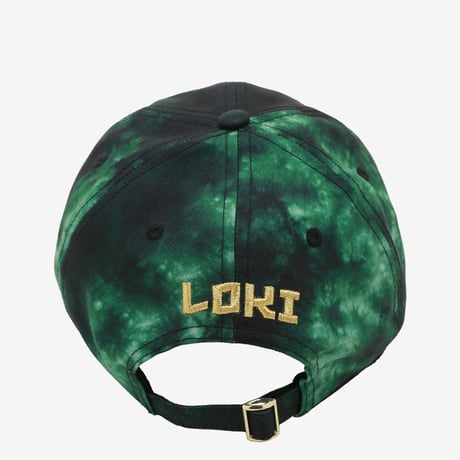 【USA直輸入】MARVEL ロキ　タイダイ　キャップ　　ダッド キャップ　帽子　ハット　アジャスター付き　マーベル　LOKI 　マイティ　ソー