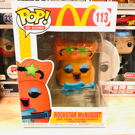 【USA直輸入】POP！　マクドナルド　ロックスター　マックナゲット  113　ポップ　フィギュア　FUNKO　ファンコ　企業キャラ　アド　ミールトイ