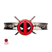 【USA直輸入】MARVEL　デッドプール　アイコン　バングル　ブレスレット　マーベル　デップ　アクセサリー　ロゴ　刀　Deadpool
