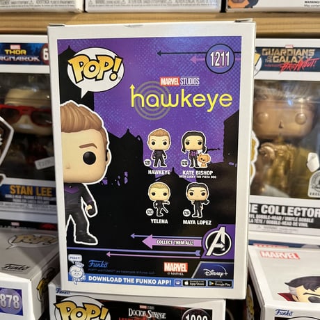 【USA直輸入】POP!　MARVEL　ホークアイ　HAWKEYE　1211　FUNKO　ファンコ　フィギュア　マーベル　ドラマ　ディズニープラス 　クリント　バートン