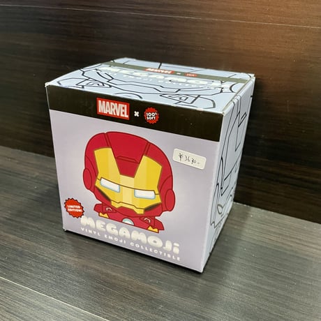 【USA直輸入】MARVEL　MEGAMOJI　メガモジ　アイアンマン　ビニール　バスト　フィギュア　マーベル　DISNEY　100％　ソフト　トニー　スターク