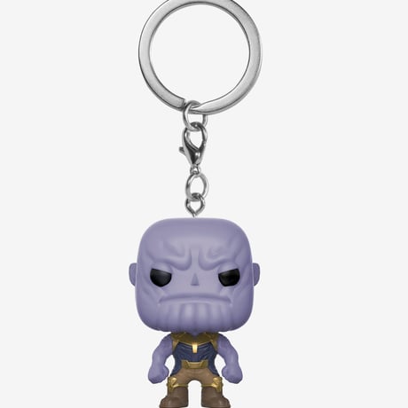 【USA直輸入】ポケットPOP!　キーチェーン　MARVEL　 アベンジャーズ　インフィニティウォー　サノス　キーホルダー　FUNKO