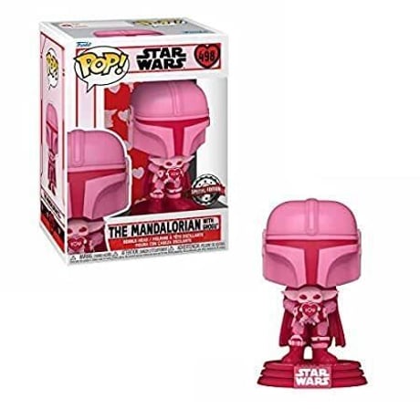 【USA直輸入】POP!　STARWARS　スターウォーズ　マンダロリアン グローグー　バレンタイン　498　FUNKO　ファンコ　フィギュア  限定品