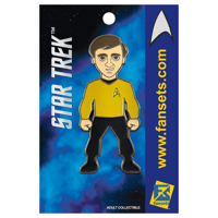 【ＵＳＡ直輸入】スタートレック　チェコフ　ピンズ　スタトレ  Star Trek　ピン　Chekov　デフォルメ　Pin