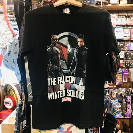 【USA直輸入】MARVEL　マーベル　ファルコン&ウィンター・ソルジャー　リアル フォト　Tシャツ　 ファルコン　ウィンターソルジャー　海外ドラマ　キャプテンアメリカ　バッキ―