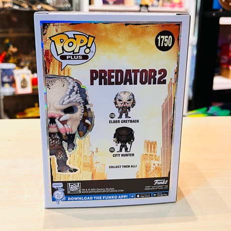 【USA直輸入】　POP！　プラス　プレデター２　エルダー　グレイバック　1750　映画　  FUNKO　ファンコ　フィギュア  　ムービー　movies　ホラー　スラッシャー  SF