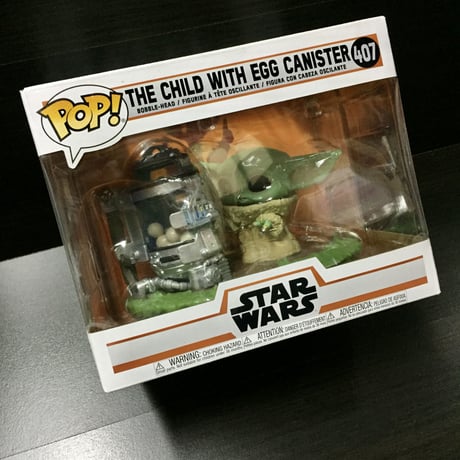 【USA直輸入】POP!　STAR WARS　マンダロリアン　ザ チャイルド エッグキャニスター　407　FUNKO ファンコ ポップ　ディズニー 　スターウォーズ