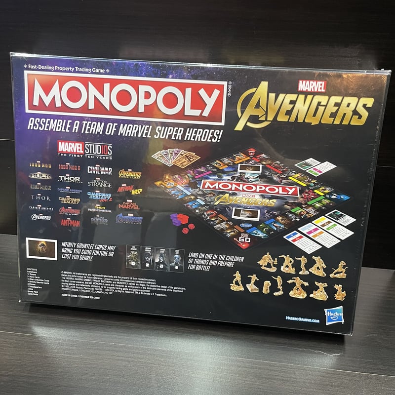 MONOPOLY MARVEL AVENGERS/モノポリー アベンジャーズ MONOPOLY MARVEL AVENGERS Special Edition Collection Gold