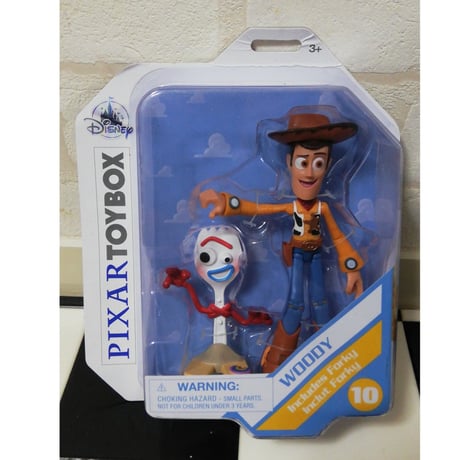 【USA直輸入】DISNEY　トイストーリー　ウッディ  ＆ フォーキー　フィギュア セット　TOYBOX　アクションフィギュア　トイボックス　Toy Story 　ディズニー　トイストーリー4