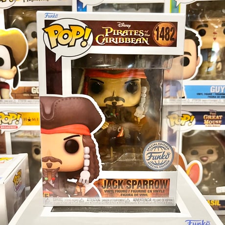 【AUS直輸入】POP! 　DISNEY　パイレーツ　オブ　カリビアン　ジャック　スパロウ　1482　オープニング　FUNKO　ファンコ　フィギュア　ウォルト　ディズニー　呪われた海賊たち
