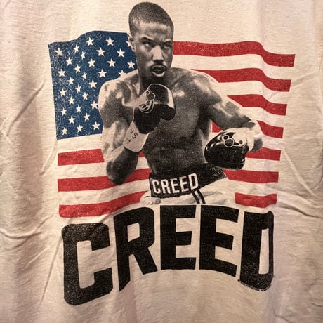 【USA直輸入】　CREED クリード　USA　Tシャツ　Mサイズ　映画　ムービー　ボクシング　ロッキー　マイケルBジョーダン