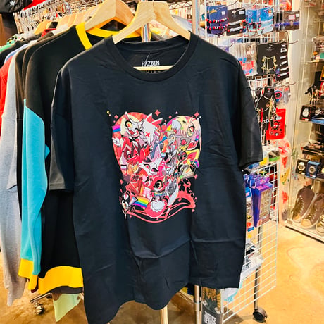 【USA直輸入】　ハズビンホテル　キャラクター　プライド　Tシャツ ユニセックス　半袖　アマプラ　ヘルヴァボス  アラスター　チャーリー　ハスク