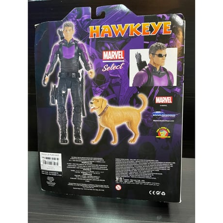 【USA直輸入】MARVEL　マーベルセレクト　ホークアイ　ラッキー　18センチ　コレクターエディション　アクションフィギュア　ダイアモンドセレクト　アベンジャーズ　Hawkeye　限定品