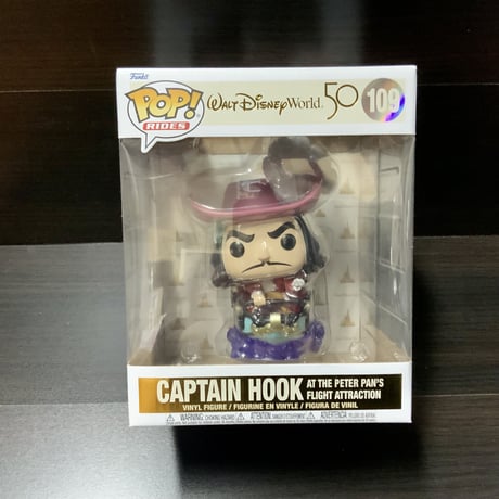 【USA直輸入】POP! ディズニー　フック船長 Captain Hook 　109　ポップ　フィギュア　FUNKO　ファンコ　DISNEY ピーターパン　Peter Pan 50th