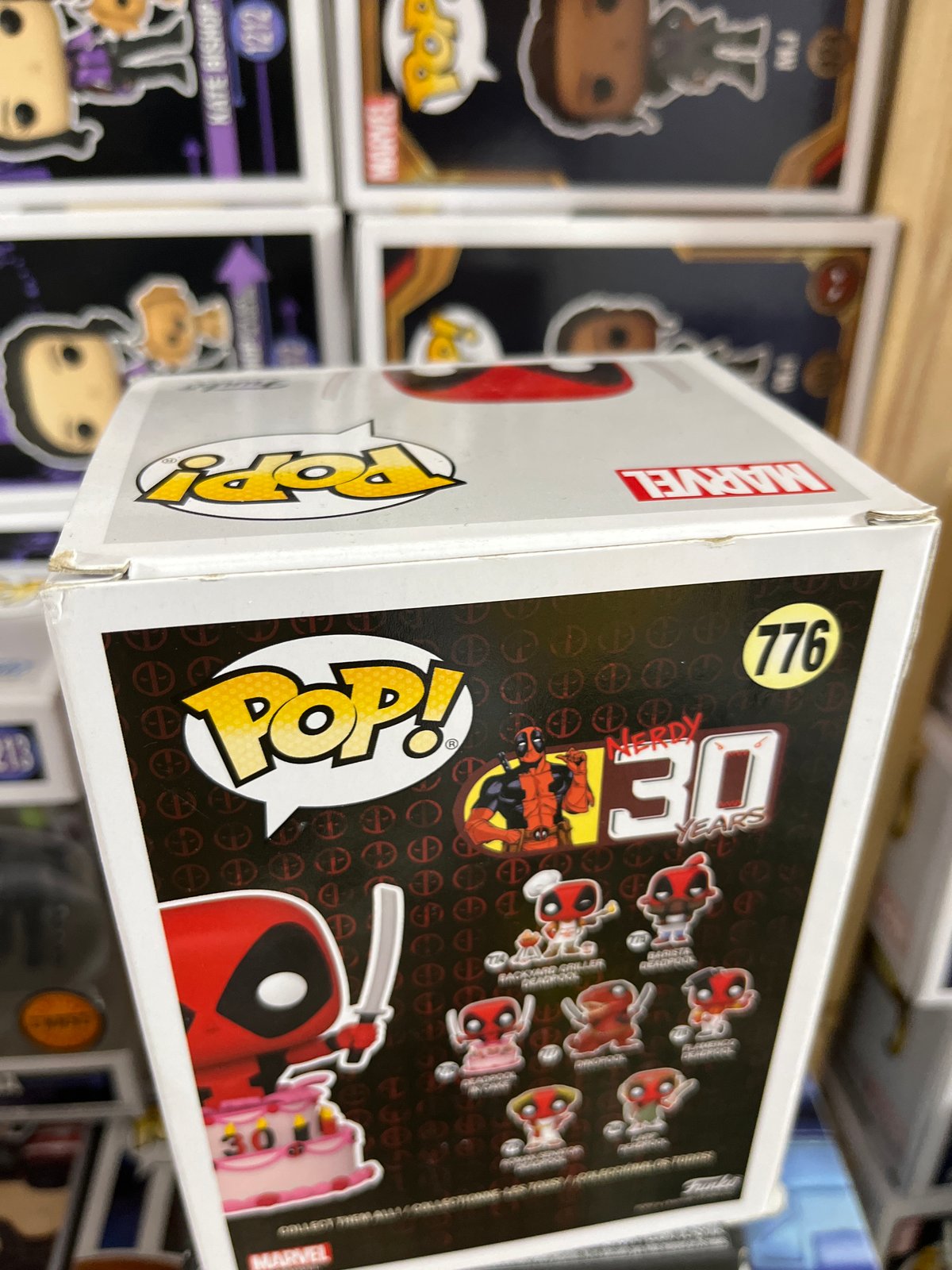 【USA直輸入】POP!　MARVEL　デッドプール　30周年アニバーサリー　ケーキ　776　FUNKO　ファンコ　フィギュア　マーベル　デップ  Deadpool