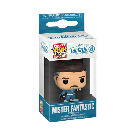 【USA直輸入】　ポケットPOP!　キーチェーン　MARVEL　ファンタスティックフォー　ミスターファンタスティック　マーベル　　キーホルダー　ＦＵＮＫＯ　ポップ　ファンコ　マーベル