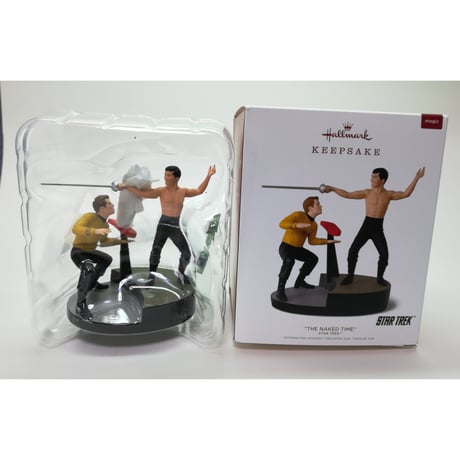 【ＵＳＡ直輸入】スタートレック　カーク　スール　魔の宇宙病　サウンド付き　オーナメント　フィギュア　hallmark　スタトレ　Star Trek 　カーク船長　加藤　TOS　宇宙大作戦