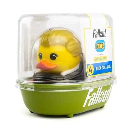 【USA直輸入】　FALLOUT　フォールアウト　 ヌカコーラ　ピンナップガール　コレクタブル　ダック　TUBBZ　フィギュア　映画　movie　あひる　GAME ラバーダック 　 ゲーム　アヒル