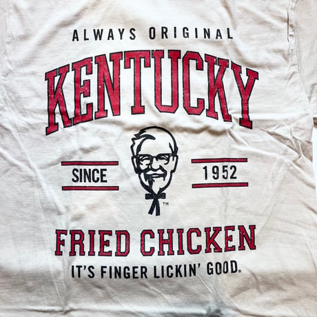 【USA直輸入】　　KFC　ケンタッキー　フライド　チキン　Ｔシャツ　カーネルサンダース　キャラクター　アメキャラ 　アドバタイジング　アド系　企業ロゴ