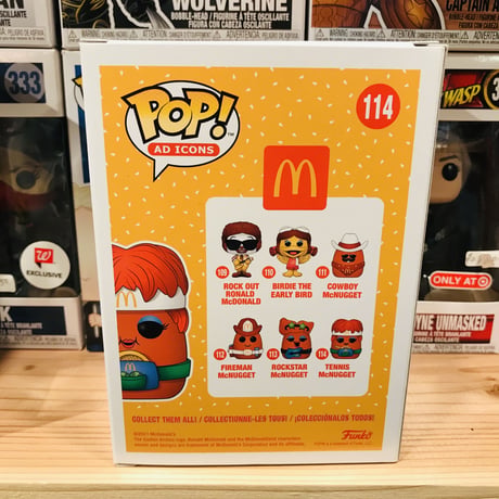 【USA直輸入】POP！　マクドナルド　テニス　マックナゲット  114　ポップ　フィギュア　FUNKO　ファンコ　企業キャラ　アド　ミールトイ