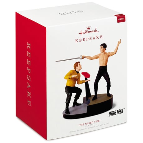 【ＵＳＡ直輸入】スタートレック　カーク　スール　魔の宇宙病　サウンド付き　オーナメント　フィギュア　hallmark　スタトレ　Star Trek 　カーク船長　加藤　TOS　宇宙大作戦