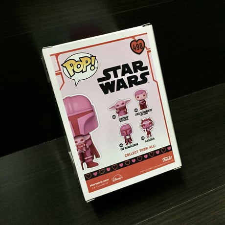 【USA直輸入】POP!　STARWARS　スターウォーズ　マンダロリアン グローグー　バレンタイン　498　FUNKO　ファンコ　フィギュア  限定品