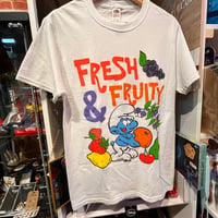 【USA直輸入】　　SMURF　スマーフ　フレッシュ　フルーツ　Tシャツ　カートゥーン　スマーフィー　絵本　ペヨ　妖精　アニメーション