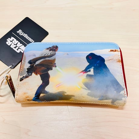 【USA直輸入】　ラウンジフライ　STARWARS　ep1　アナキン・スカイウォーカー サイフ　ウォレット　スターウォーズ　LOUNGEFLY　エピソード1　ダースモール　クワイガン