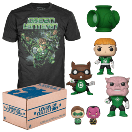 【USA直輸入】DC　FUNKO　Legion of Collectors　グリーンランタン ボックス　Green Lantern  Box　POP！　フィギュア　ポップ　Tシャツ　DCコミックス