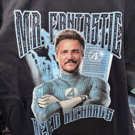 【USA直輸入】　MARVEL マーベル　ファンタスティック　フォー　ミスター　ファンタスティック　Tシャツ　映画　アメコミ　ヒーロー　リードリチャード　ペドロ　パスカル