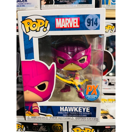 【USA直輸入】POP!　MARVEL　ホークアイ　914　限定品　コミックス　HAWKEYE　FUNKO　ファンコ　フィギュア　マーベル　　ドラマ  　クラシック