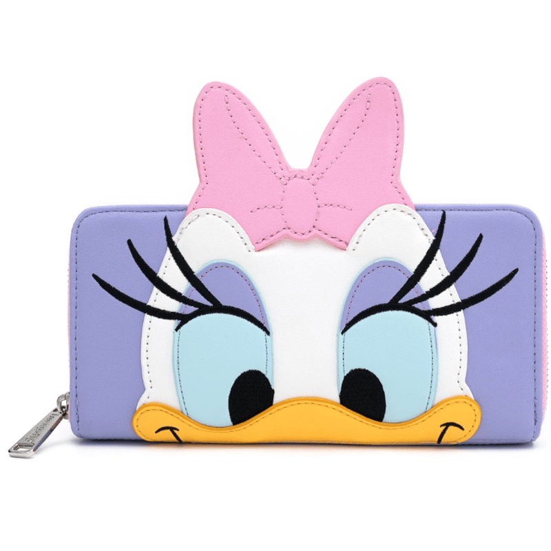 ＵＳＡ直輸入】 DISNEY デイジー 顔アップ ジップ アラウンド 長財布