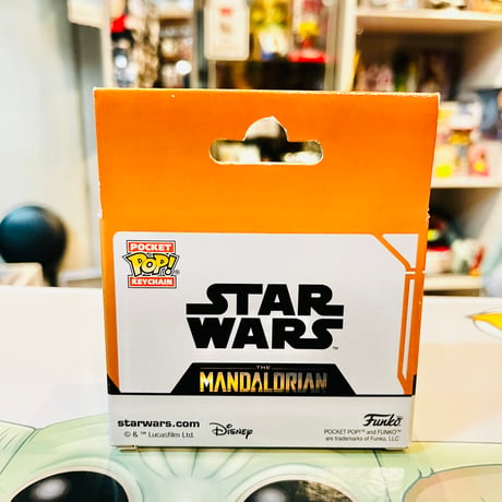 【USA直輸入】ポケットPOP!　キーチェーン　STAR WARS　マンダロリアン　グローグー　キーホルダー　ＦＵＮＫＯ　ディズニー 　スターウォーズ　グローグー　ジェダイ　フォース