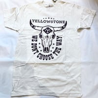 【USA直輸入】　　イエローストーン　Ｔシャツ　ドラマ　ロゴ　アメキャラ アメリカン　国定公園　インディアン