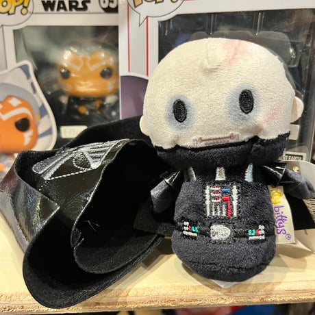 【USA直輸入】スターウォーズ　ダースベイダー 　マスク　着脱可能　ぬいぐるみ　ittybittys　STARWARS　約10ｃｍ　hallmark　ヘイデン　クリステンセン  ダース　ベイダー　シス