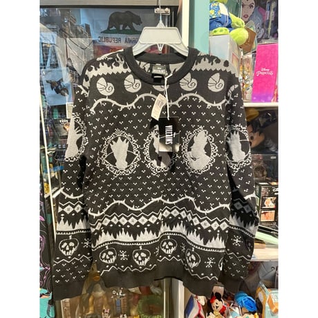【USA直輸入】Disney ヴィランズ　ホリデー セーター アースラ Ursula　マレフィセント Maleficent　クイーン グリムヒルド Grim-Hild　ディズニー