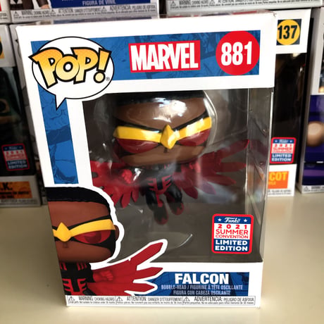 【USA直輸入】POP!　MARVEL　ファルコン　881　FUNKO　ファンコ　　フィギュア　マーベル　2021　サマーコンベンション　限定品