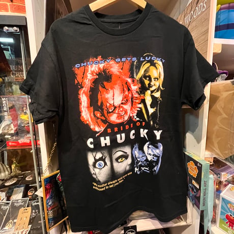 【USA直輸入】　Child's Play　チャイルドプレイ　Chucky 　チャッキー　ティファニー　Ｔシャツ　Mサイズ　ホラー　ブライドオブチャッキー　グッドガイ