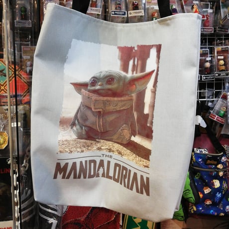 【USA直輸入】STARWARS　マンダロリアン　ザ・チャイルド　The Child 　トートバッグ　スターウォーズ  ベイビーヨーダ　ヨーダ　ディズニー デラックス　ドラマ 　トート　 バック
