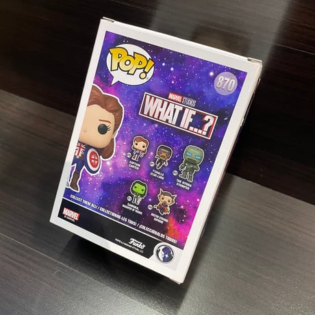 【USA直輸入】POP!　MARVEL　What If 　キャプテン　カーター　870　FUNKO　ファンコ　フィギュア　マーベル　DISNEY+　ディズニープラス　ドラマ