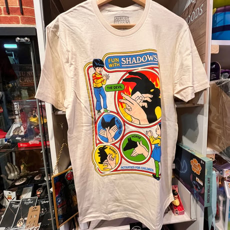 【USA直輸入】　　スティーブン　ローズ　影絵　Tシャツ　懐かしい　悪魔祓い　デビル