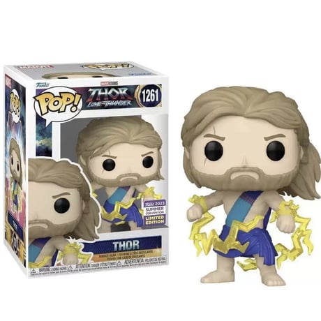 【USA直輸入】POP!　MARVEL 　ソー　THOR　ラブ　アンド　サンダー 　ローブ　 1261　FUNKO　ファンコ　フィギュア　マーベル　ゼウス　神々
